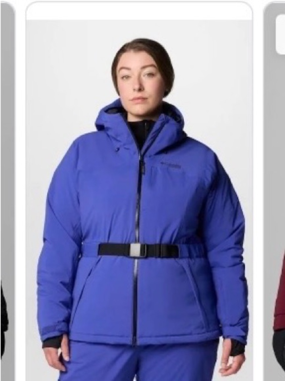 NWT Columbia Women’s Plus Size Hooded Puffer Jacket — Royal Blue